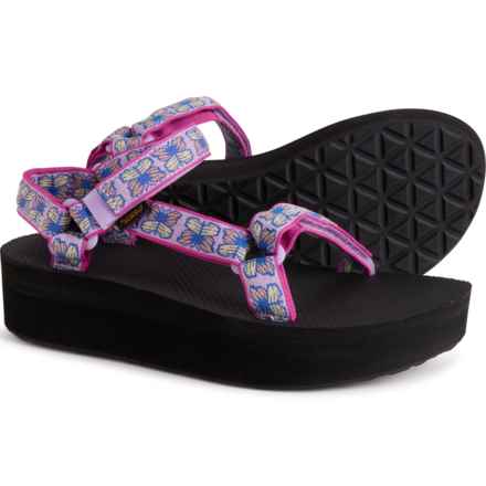 Teva Flatform Universal Sandals (For Women) in Butterfly Lilac
