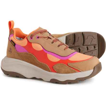 Teva Geotrecca RAPID Low Hiking Shoes - Waterproof (For Women) in Honey Brown/Coral Rose