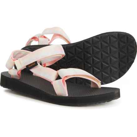 Teva Girls Original Universal Tie-Dye Sport Sandals in Sorbet Lemon