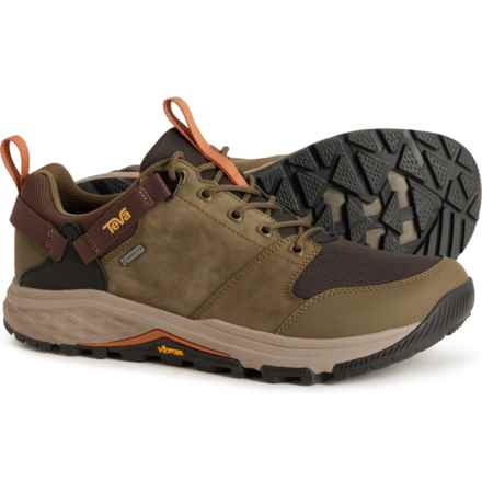 Teva Grandview Low Gore-Tex® Hiking Shoes - Waterproof, Leather (For Men) in Rainforest Brown/Dark Olive