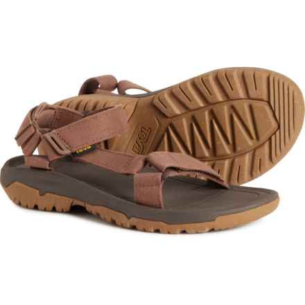 Teva Hurricane XLT2 Hemp Sport Sandals (For Men) in Acorn/ Chocolate Brown