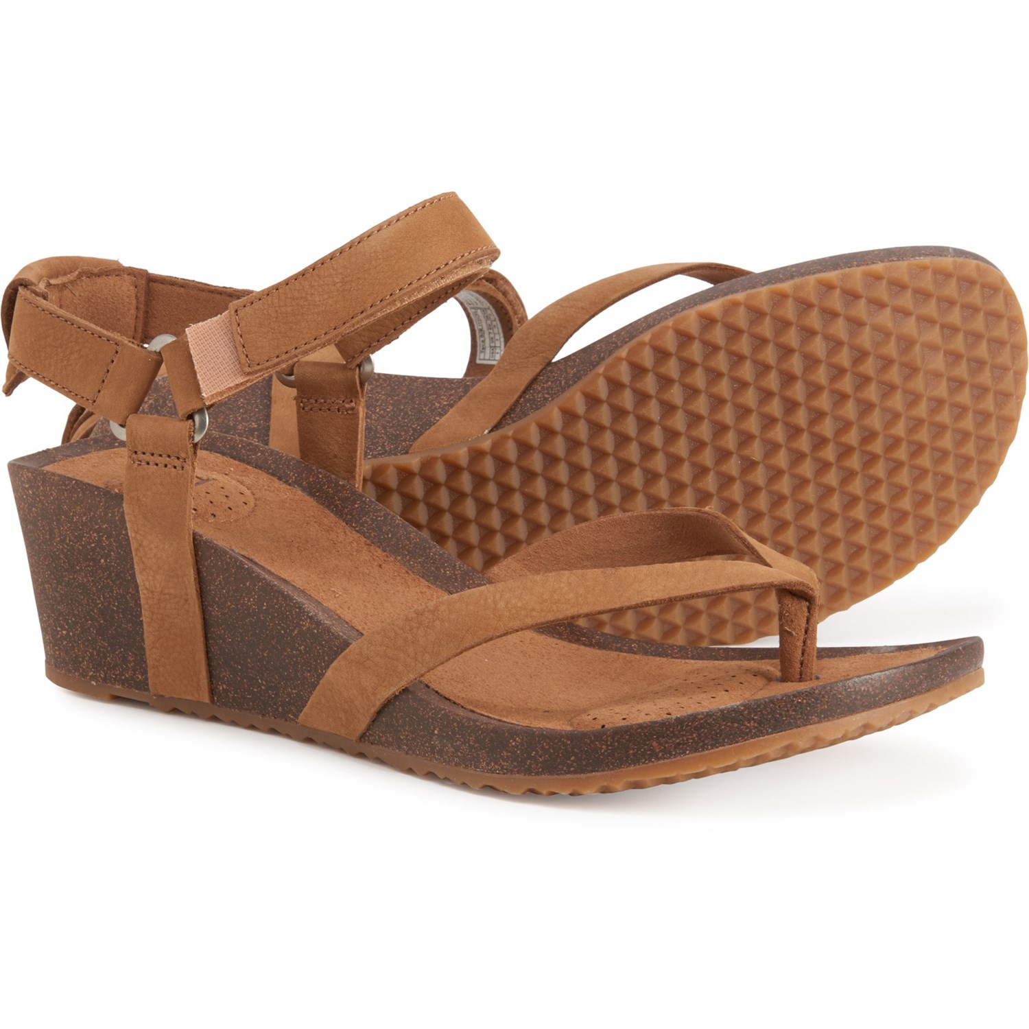 Teva Mahonia Wedge Thong Sandals (For Women) - Save 45%
