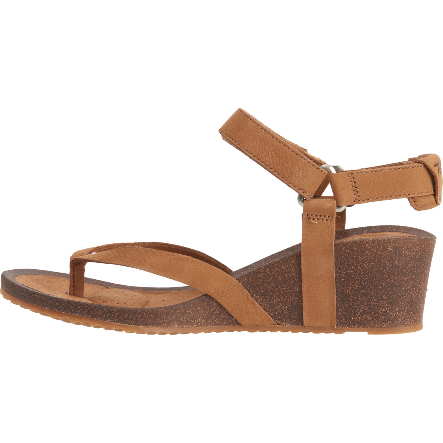 teva strappy leather wedge sandals