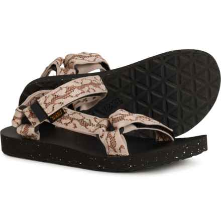 Teva Original Universal Reloop Sport Sandals (For Men and Women) in Natural Black