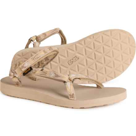 Teva Original Universal Slim Sport Sandals (For Women) in Archive Wings White Pepper
