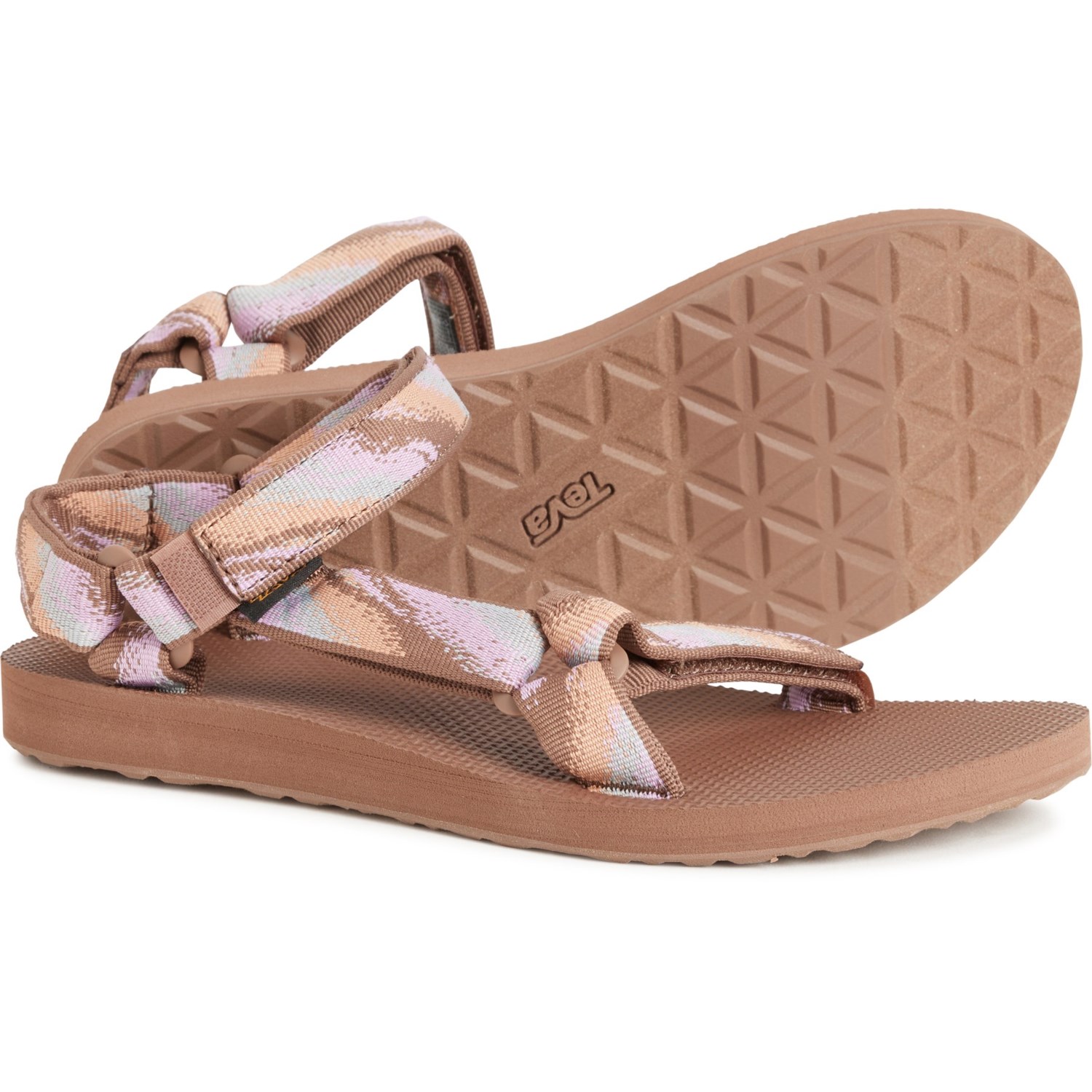 teva rose gold sandal