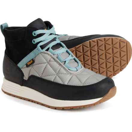 Teva ReEMBER Commute Boots - Waterproof, Leather (For Women) in Black/Grey