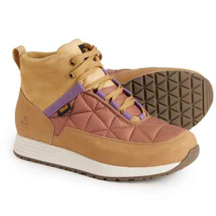 Teva ReEMBER Commute Boots - Waterproof, Leather (For Women) in Curry/Carob Brown