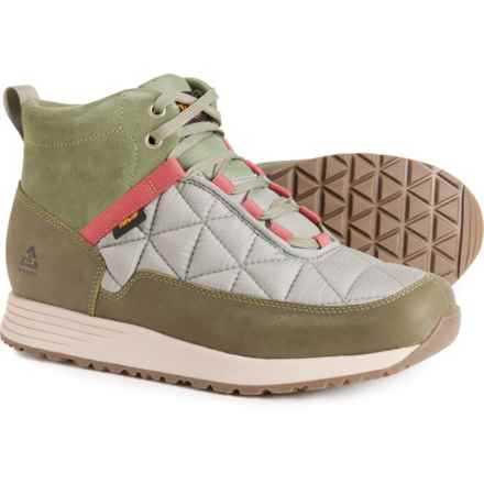 Teva ReEMBER Commute Boots - Waterproof, Leather (For Women) in Olivine/Moon Mist