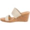 170JM_5 Teva Slide Sandals - Leather, Wedge Heel (For Women)