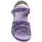 116VF_2 Teva Tirra Metallic Stripe Sport Sandals (For Big Girls)