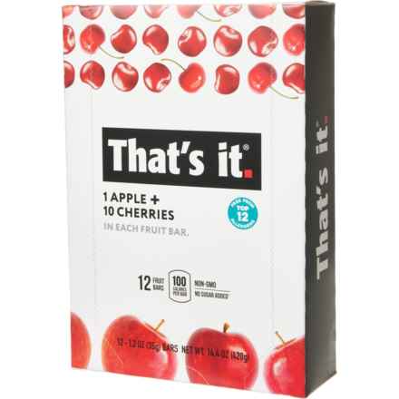 That's It Apple + Cherry Fruit Bar - 12-Count in Multi