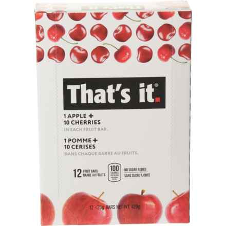 That's It Apple and Cherry Fruit Bars - 12-Count in Multi