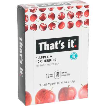 That's It Apple and Cherry Fruit Bars - 12-Count in Multi