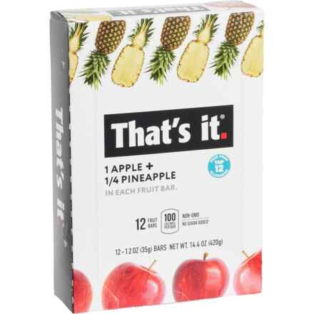 That's It Apple and Pineapple Fruit Bars - 12-Count in Multi