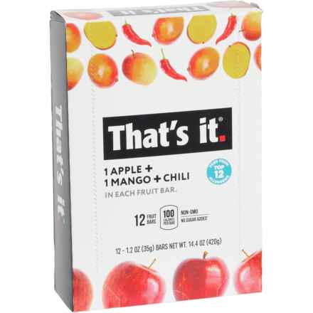 That's It Apple, Mango and Chili Fruit Bars - 12-Count in Multi