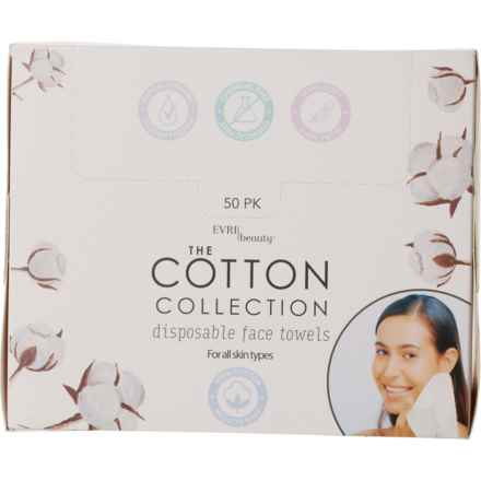 The Cotton Collection Disposable Face Towels - 50-Pack in Multi