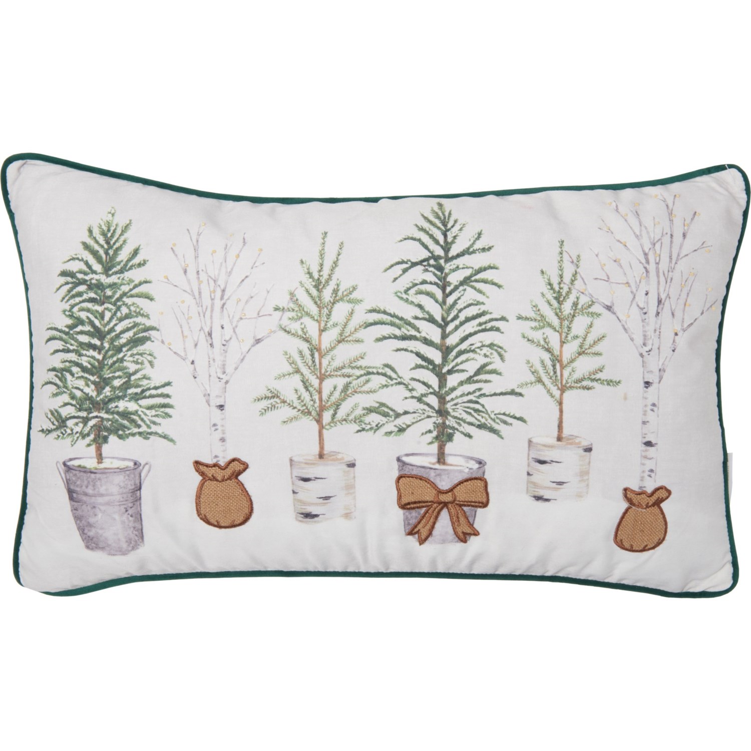 The Farmhouse by Rachel Ashwell Birch and Pine Throw Pillow 14x24