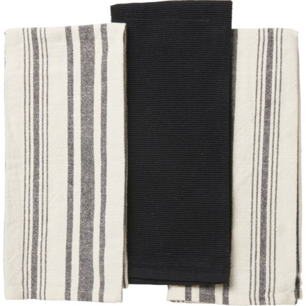 Studio Belle Striped Stonewashed Kitchen Towels - 3-Pack - Save 42%