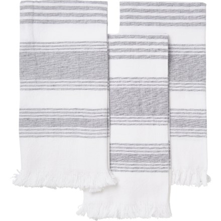 Caro Home Mummy Yarn-Dyed Jacquard Hand Towels - 2-Pack, 500 gsm, Black -  Save 58%