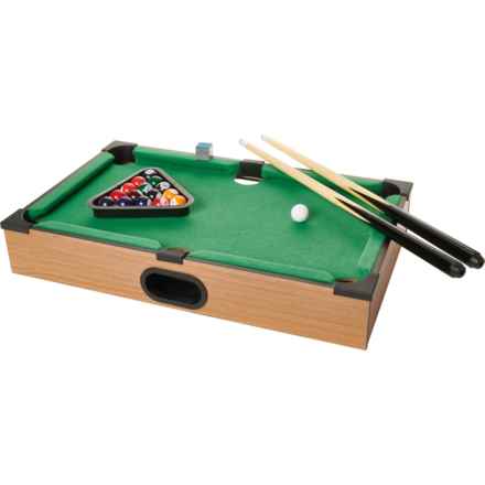 The Kraftsman Co. Retro Mini Billiards Tabletop Table - 12.25x20.25” in Green