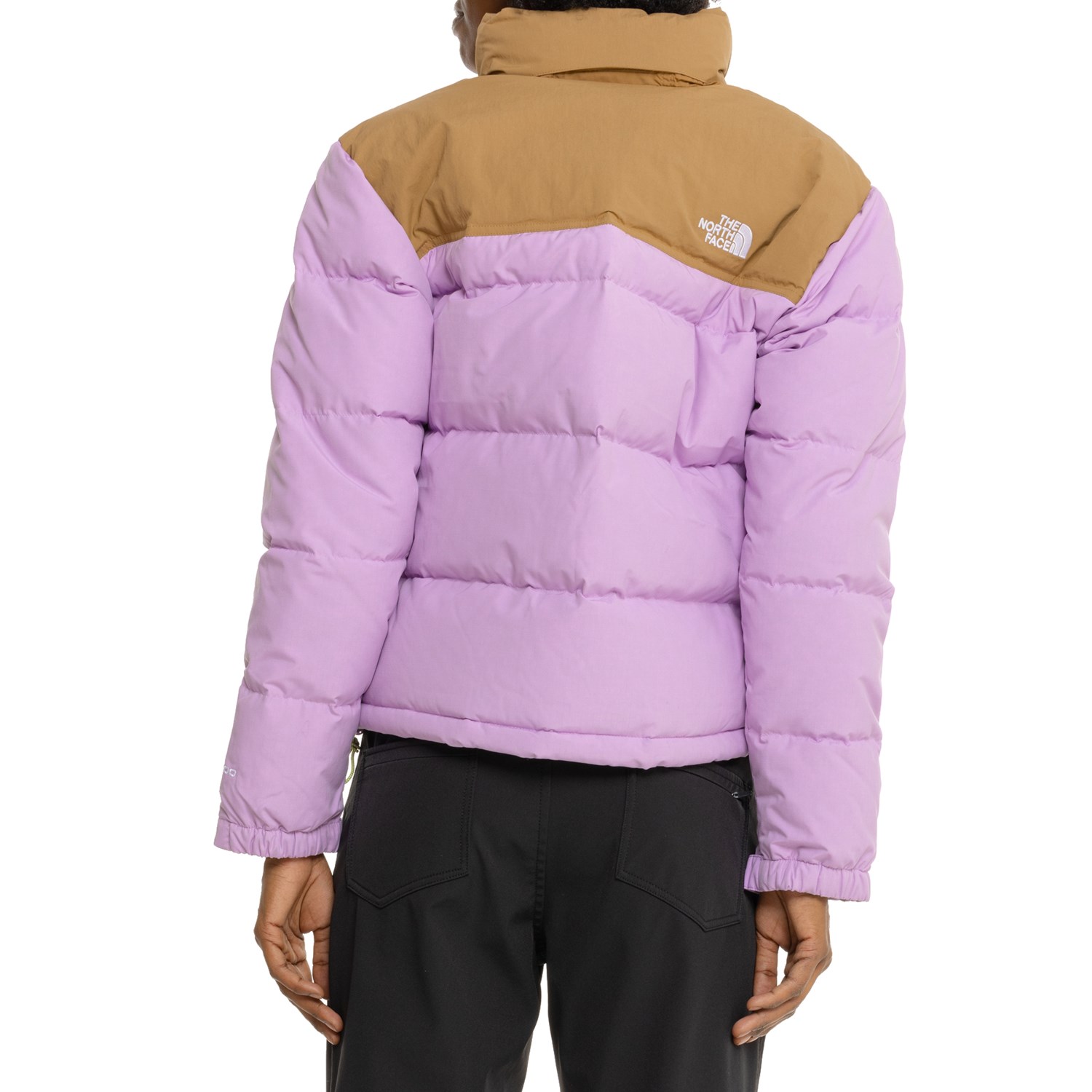 The North Face Women s 92 Low Fi Hi Tek Nuptse Jacket XL Lupine Utility Brown