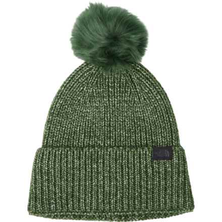 The North Face Airspun Pom Beanie (For Women) in Pine Needle