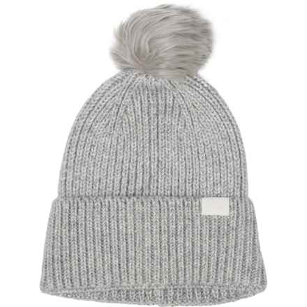 The North Face Airspun Pom Beanie (For Women) in Tnf Light Grey Heather