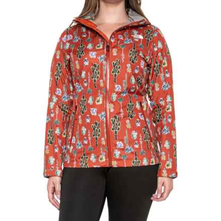 The North Face Alta Vista Jacket - Waterproof in Rusted Bronze Cactus Study Print