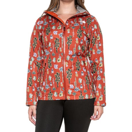 The North Face Alta Vista Jacket - Waterproof in Rusted Bronze Cactus Study Print