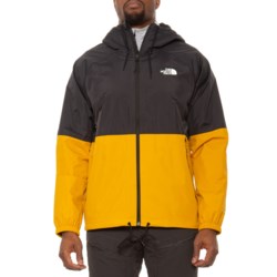 The North Face Antora Hooded Rain Jacket - Waterproof in Tnf Black/Arrowwood Yellow