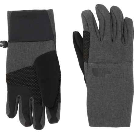 The North Face Apex Etip® Gloves - Insulated (For Women) in Dark Grey Heather