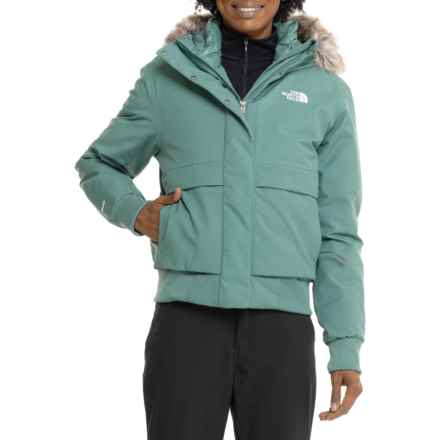 The North Face Arctic Down Bomber Jacket - Waterproof, 600 Fill Power in Dark Sage