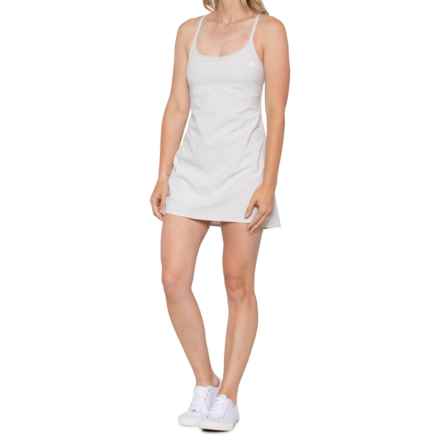 The North Face Arque Hike Dress - Sleeveless in Tin Grey-Pink Glo