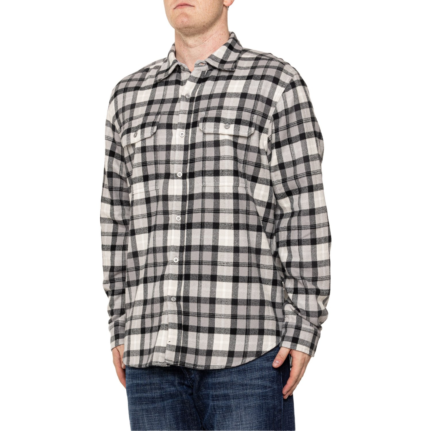 The North Face Arroyo Flannel Shirt Men s Meld Grey Medium Bozeman Plaid XL