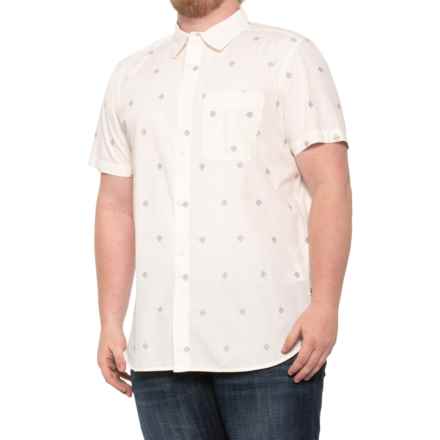 The North Face Baytrail Jacquard Shirt - Short Sleeve in Gardenia White Joshua Floral Jacquard