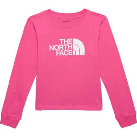 The North Face Big Girls Graphic T-Shirt - Long Sleeve in Mr. Pink