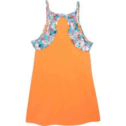 The North Face Big Girls Never Stop Dress - Sleeveless in Dusty Coral Orange