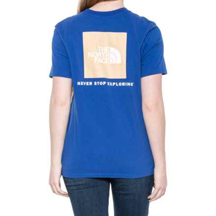 The North Face Box NSE T-Shirt - Short Sleeve in Blue