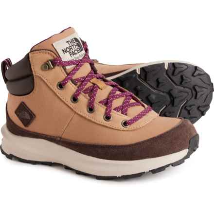 The North Face Boys and Girls Back-to-Berkeley IV Hiking Boots in Almondbutter/Demitassebrn