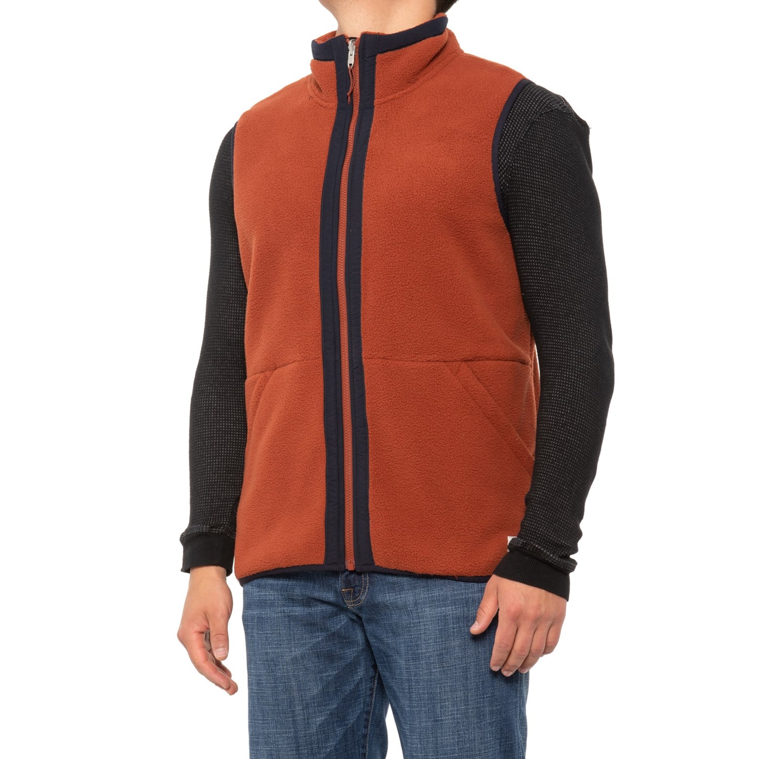 north face brown vest mens