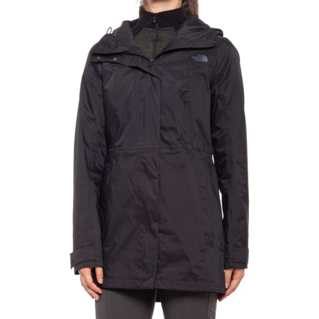 north face midi trench