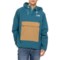 The North Face Class V Pullover Jacket - UPF 40+ in Blue Coral/Utility Brown