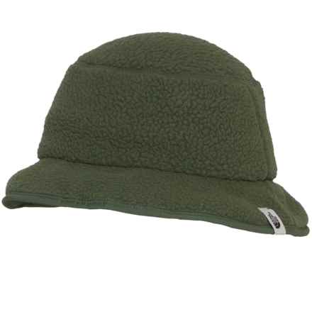 The North Face Cragmont Faux-Fur Bucket Hat - Fleece Lined (For Men) in Thyme