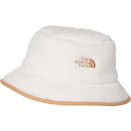 The North Face Cragmont Faux-Fur Bucket Hat (For Men) in Gardenia White/Almond Butter