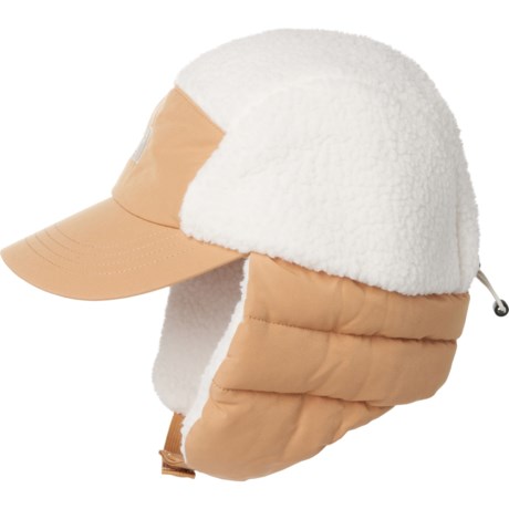 The North Face Cragmont Fleece Trapper Hat (For Men) in Gardenia White/Almond Butter