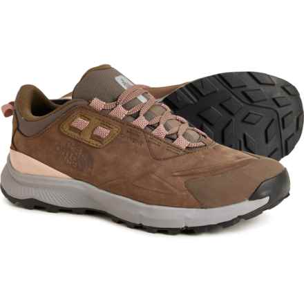 The North Face Cragstone Hiking Shoes - Waterproof, Leather (For Women) in Bipartisan Brown/Meldgrey