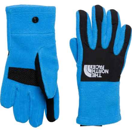 The North Face Denali Etip® Gloves - Touchscreen Compatible (For Big Boys) in Optic Blue