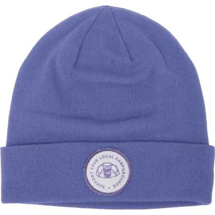 The North Face Dock Worker Recycled Beanie (For Men) in Cave Blue/Dusty Periwnkl