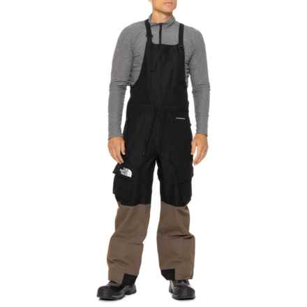 The North Face Dragline Bib Ski Pants - Waterproof in Tnf Black/Smokey Brown
